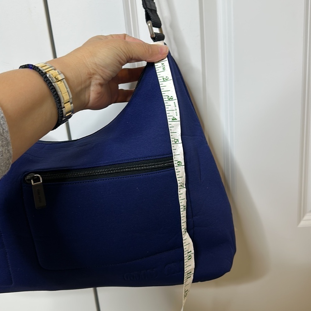 MIU MIU Navy Blue Neoprene Bag 1999-2000 Rare - Picture 13 of 15